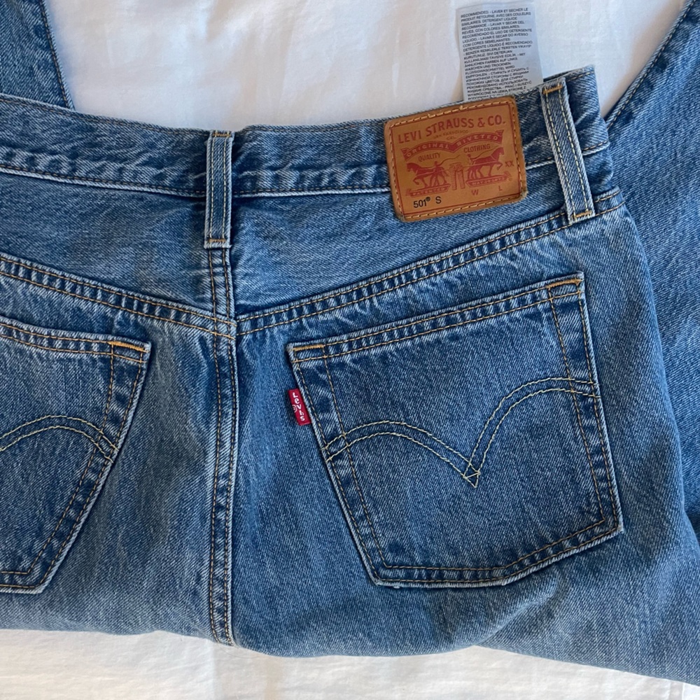 Levi’s 501 skinny blue jeans size 28